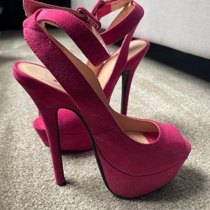 HOT Pink Platform High Heels